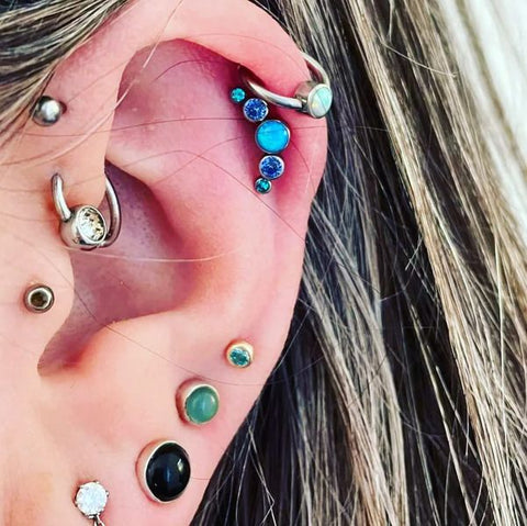 Helix Piercings