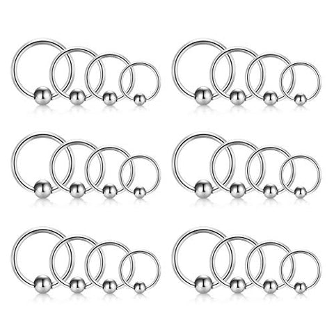 Captive Bead Nose Septum Rings