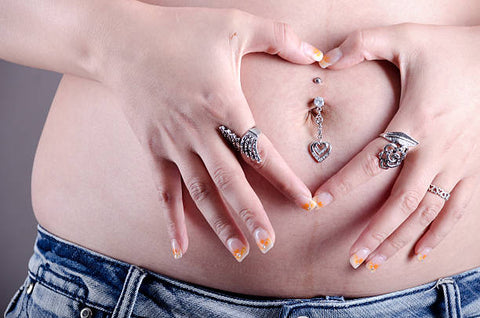  Pregnancy Belly buttton piercings