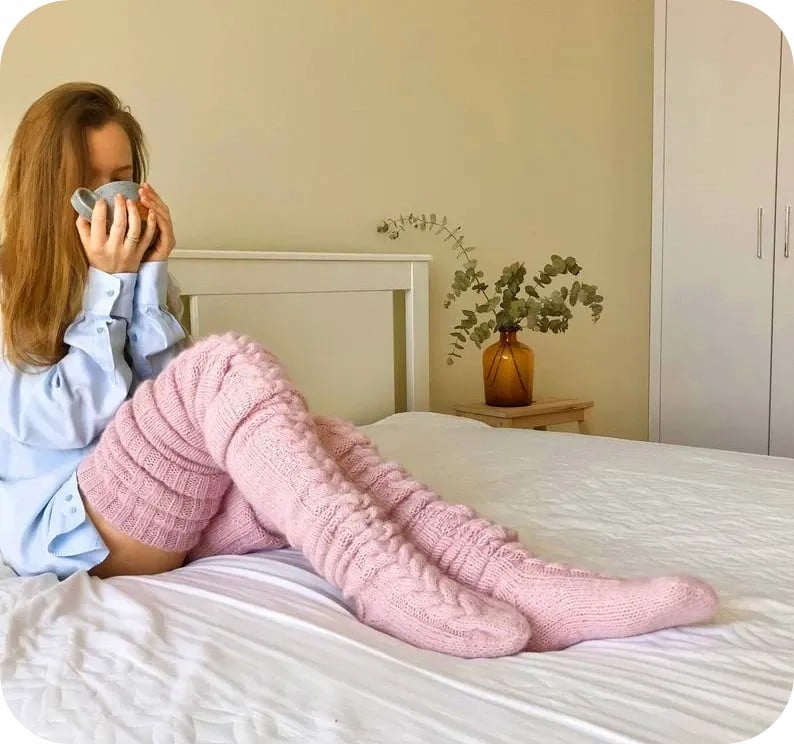 Comfiest Fashion Thigh High Socks