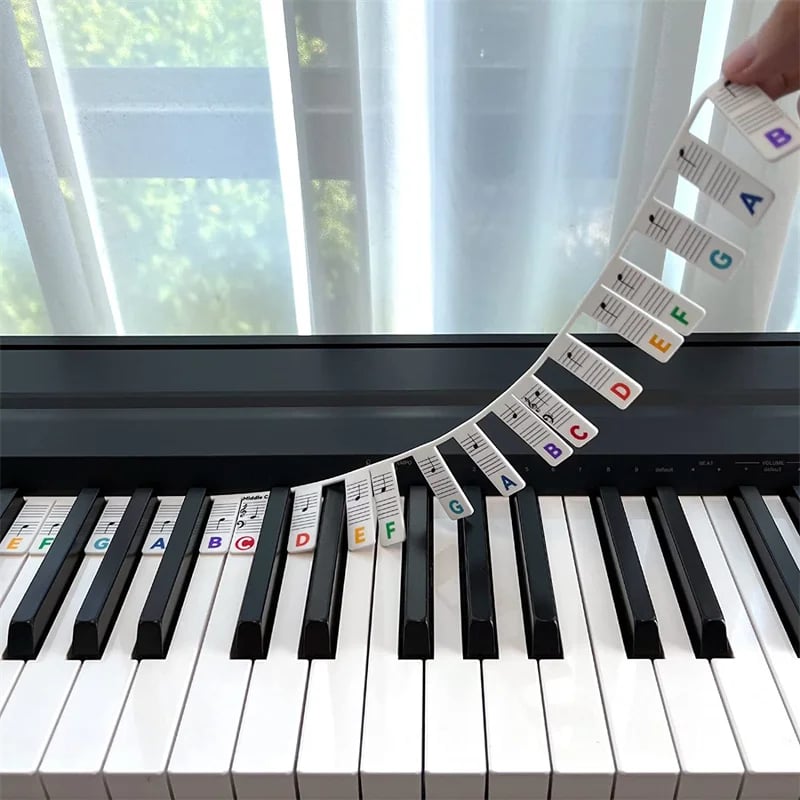 Last Day 77% OFF-Removable Piano Keyboard Note Labels