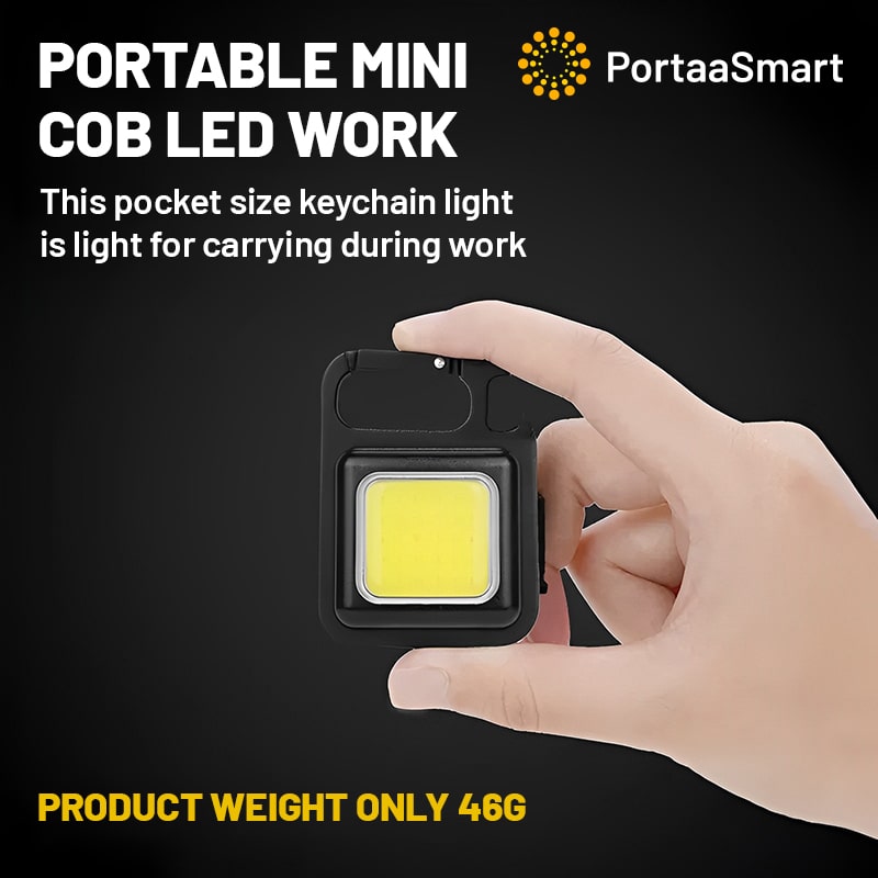 PortaaSmart - Cob Keychain Work Light (New Year Sale- 49% OFF)