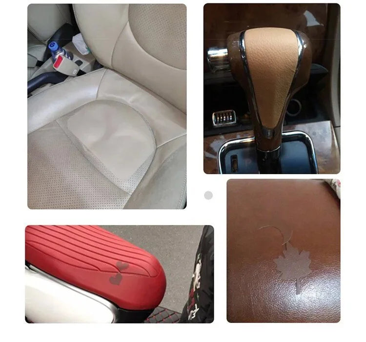 Self-Adhesive Leather Refinisher Cuttable Sofa Repair.