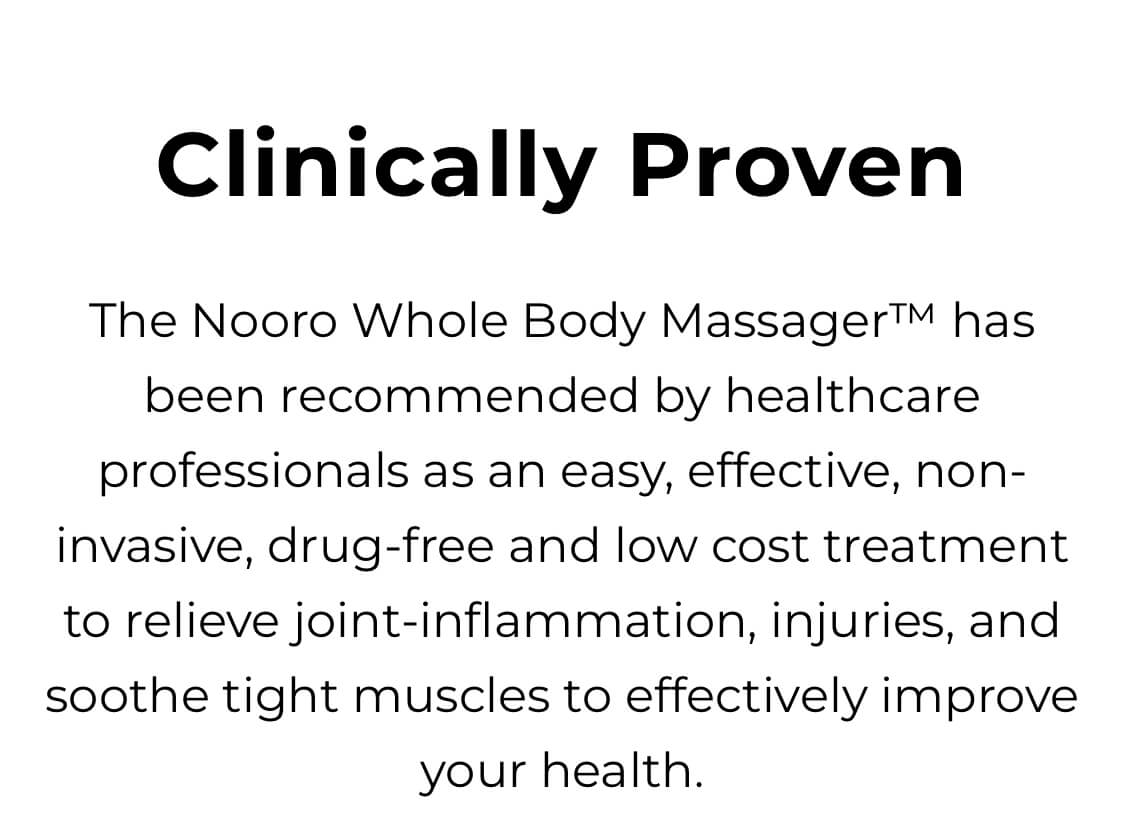 Nooro Whole Body Massager Muscle Pain Relief Device