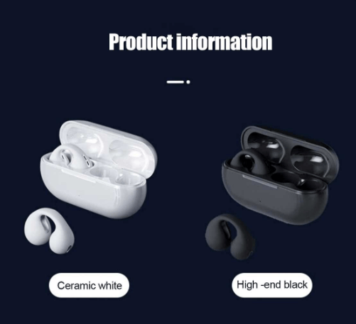 Wireless Ear Clip Bone Conduction Headphones