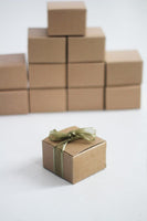 Kraft Natural Gift Box 3x3x2 ( 3 in x 3 in x 2 in )  Lot of 150
