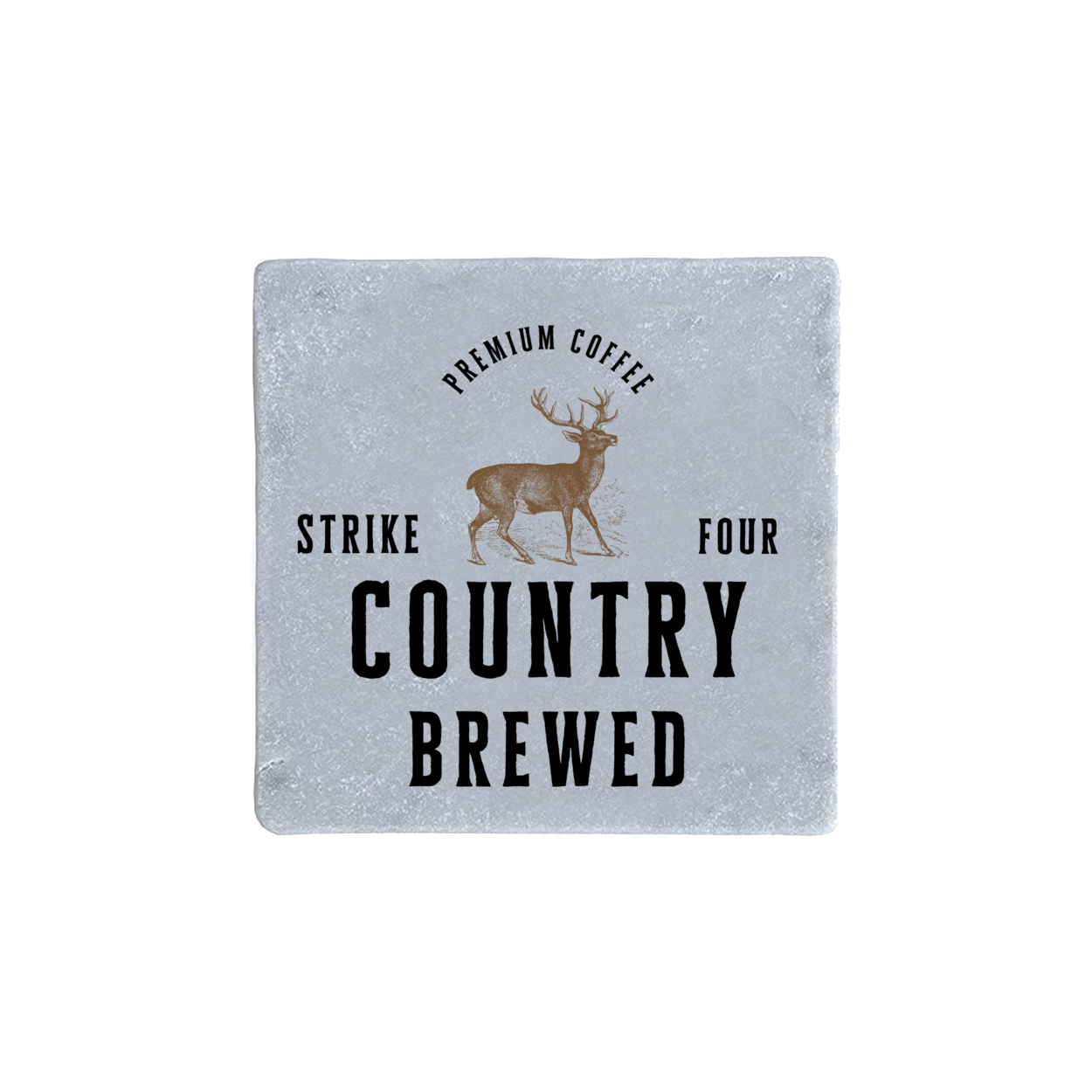 Country Brewed Real Stone Coasters