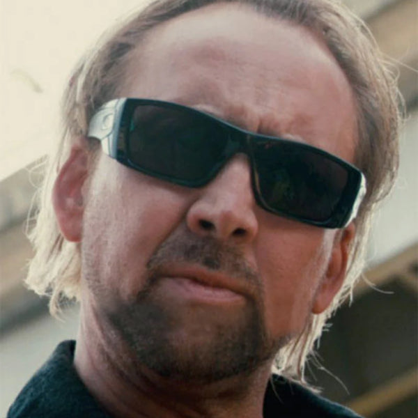 nicolas cage wearing oakley fuel cell shades