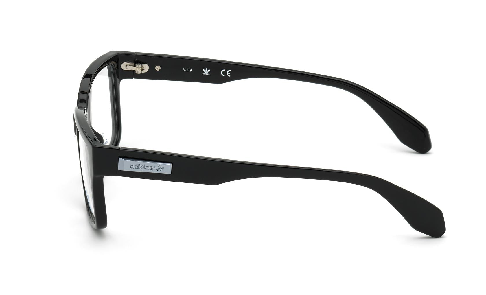 Adidas Originals OR5005 001 - Shiny Black Eyeglasses | LO – LookerOnline