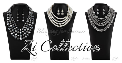 Paparazzi Zi Collection Necklace Empire Diamond 2013 - P2ST-MTXX-043XX –  Bling Me Baby