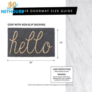 30 Durable and Non-Slip Doormat with Cozy Fox Design