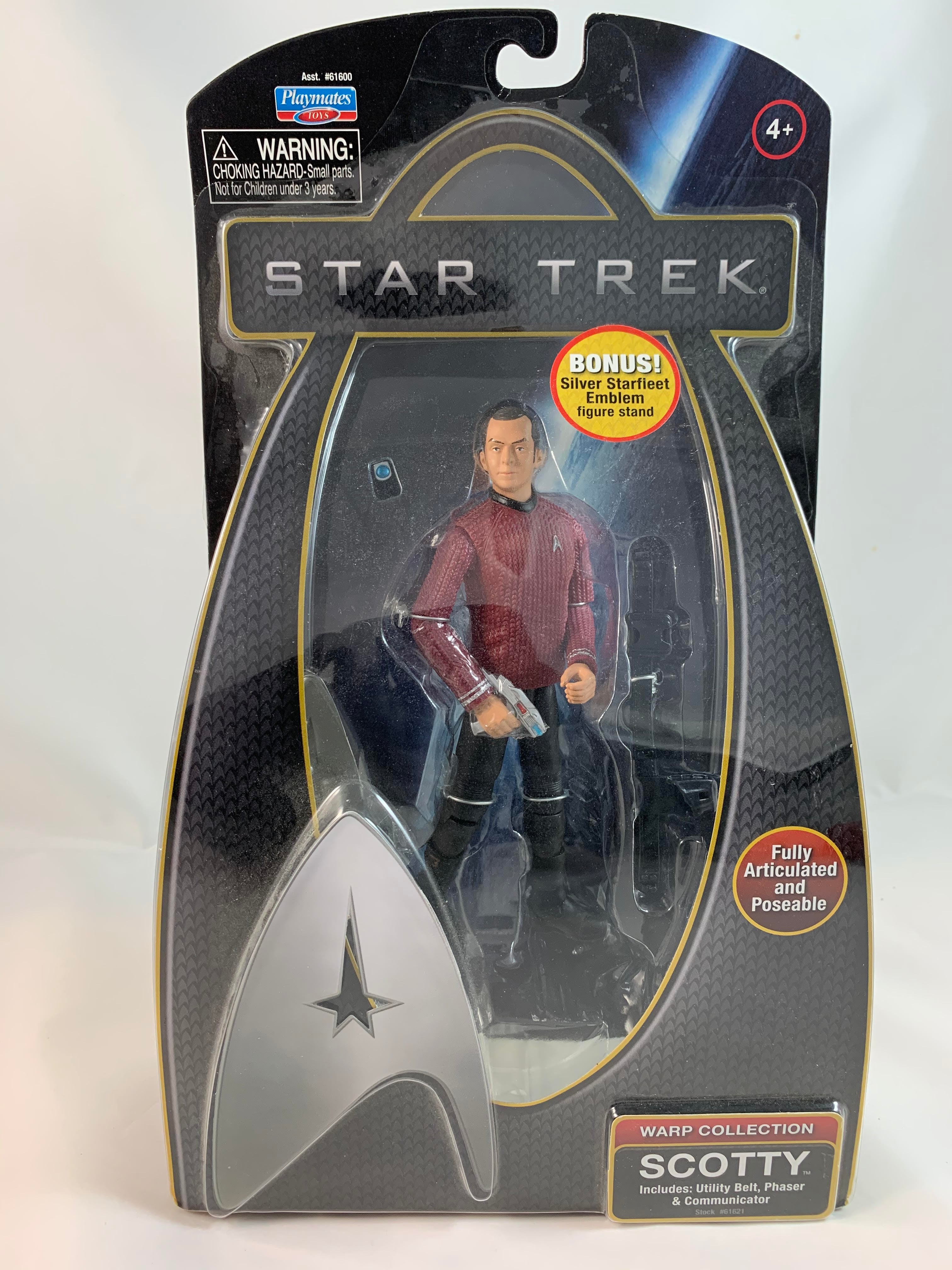 Playmates Star Trek Warp Collection Capt Kirk MIB