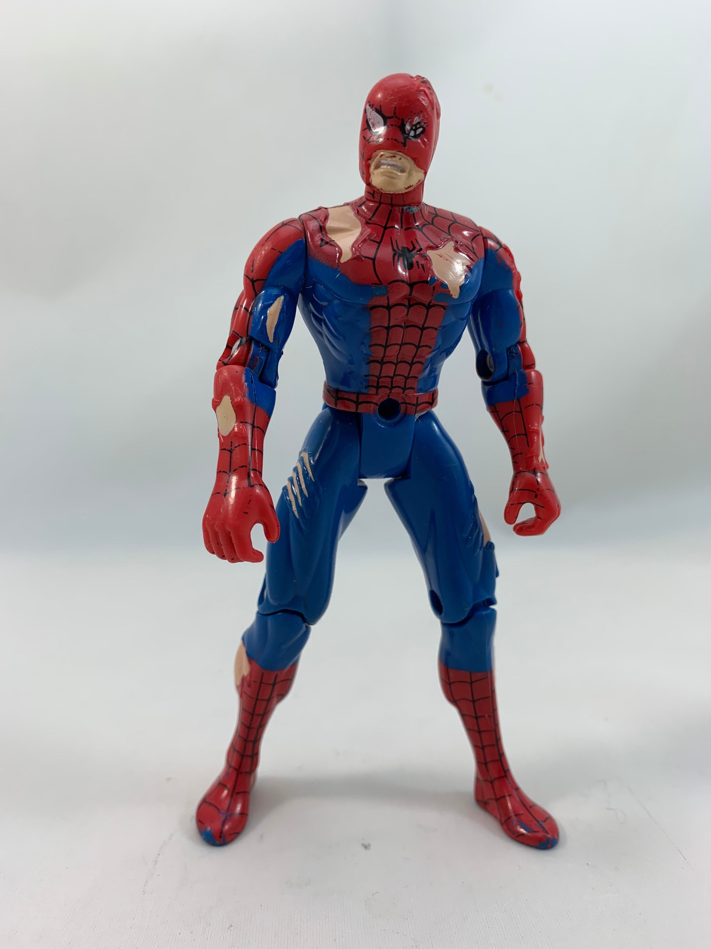 Vintage Toybiz Marvel Spider-Man 'Battle Torn Suit' 1995 – Vintage Action  Figures