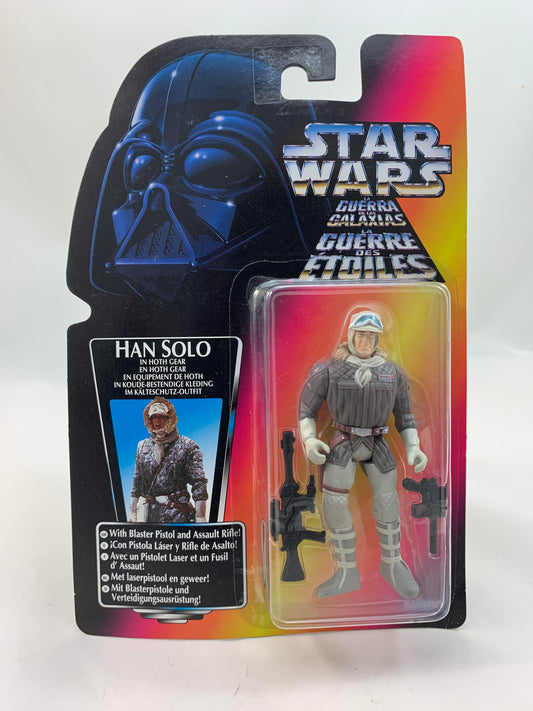 Star Wars Power Force Han Solo Hoth Gear Action Figure Kenner 