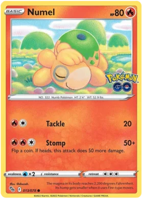 Pokemon Go English Ditto Unpeeled Bidoof Card 059/078