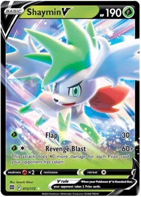 Pokemon Card Shaymin V 152/172 Full Art Ultra Rare Brilliant Stars SWS –  TOYSUCKER