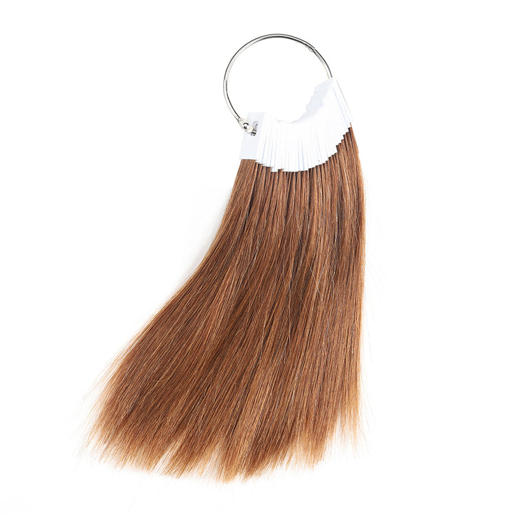 Natural human hair swatches for testing hair colour, 30 strands per pa ...