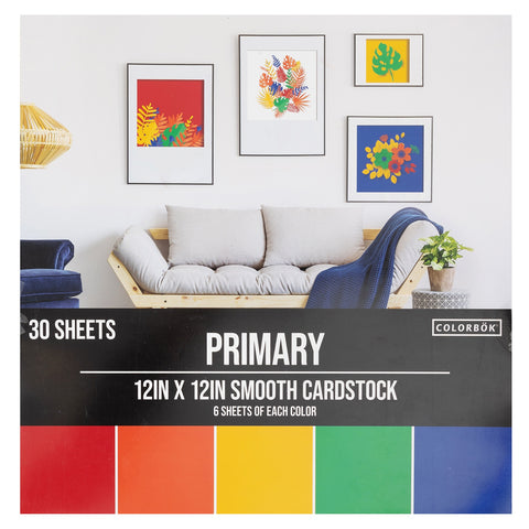 Colorbok 78lb Smooth Cardstock 8.5X11 50 Pkg Marshmallow