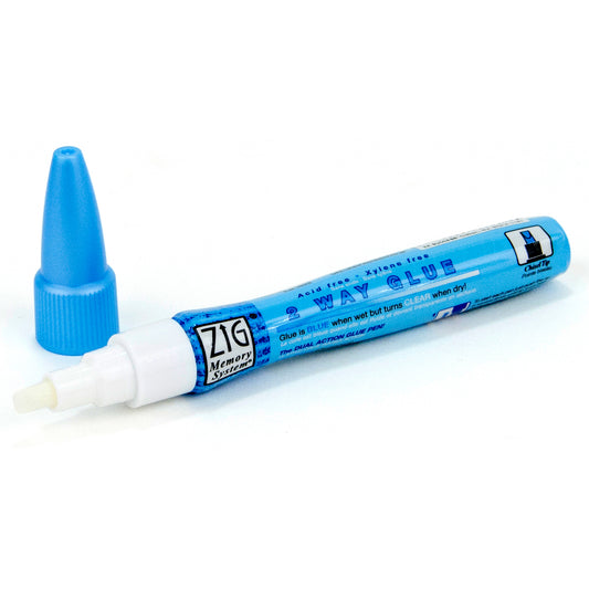 KURETAKE ZIG CORPORATION Zig 2-Way Glue Pen 2P, Jumbo Tip
