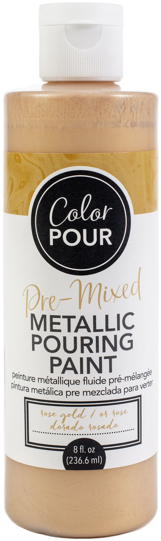 American Crafts Color Pour Pre-Mixed Foil Paint .75oz-Gold