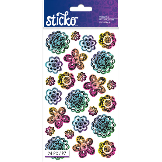 Sticko Stickers - Flowers