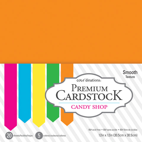 COREDINATIONS 8.5 X 11 PREMIUM CARDSTOCK SMOOTH VALUE PACK- KRAFTY -  Scrapbooking and Paper Crafts