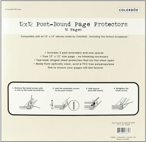 12x12 scrapbook page protectors 50Pcs Scrapbook Page Protectors Scrapbook  Refill Pages Protective Sleeves Photo Album Refill Pages