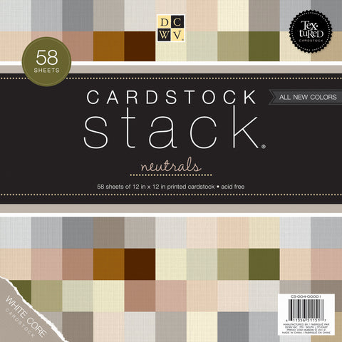 DCWV Adhesive Cardstock Matstack Brights