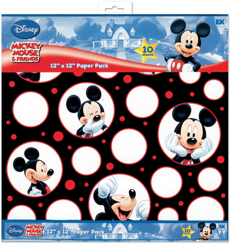 Mickey Mouse Themed Disney Scrapbooking Stickers Lot of 5 Jolee's EK Success