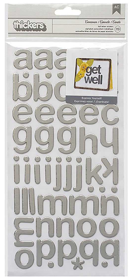 American Crafts Thickers DAIQUIRI Vinyl Letter Stickers – Scrapbooksrus