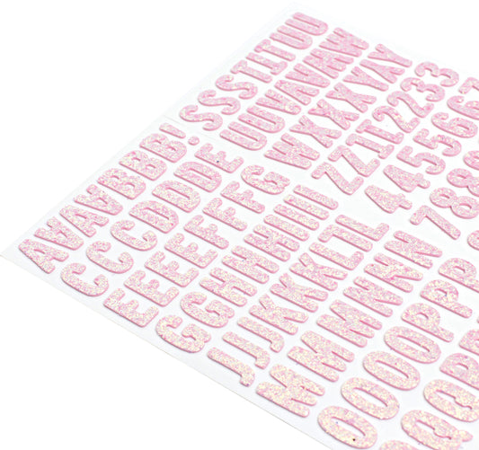 American Crafts Amy Tangerine Alphabet Letter Stickers Thickers Foam Pink –  Own The Best For Less