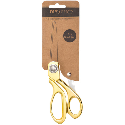 Acrylic Gold Craft Scissors (6.5) by DS DRAYMOND STORY - All Gold  Everything - Modern Office Desk Accessories