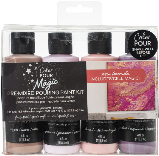 3 Pack American Crafts Color Pour Resin Mix-Ins-Warm White, Pink, Gold &  Light Pink 356716 - GettyCrafts
