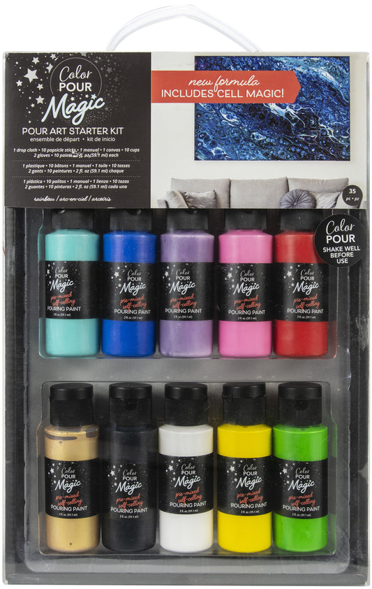 American Crafts™ Color Pour Pre-Mixed Paint Kit, Kit 2