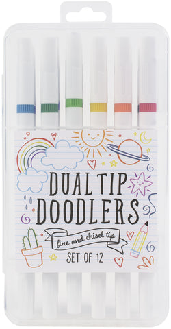 American Crafts Erasable Chalk Markers 2/Pkg Gold & Silver