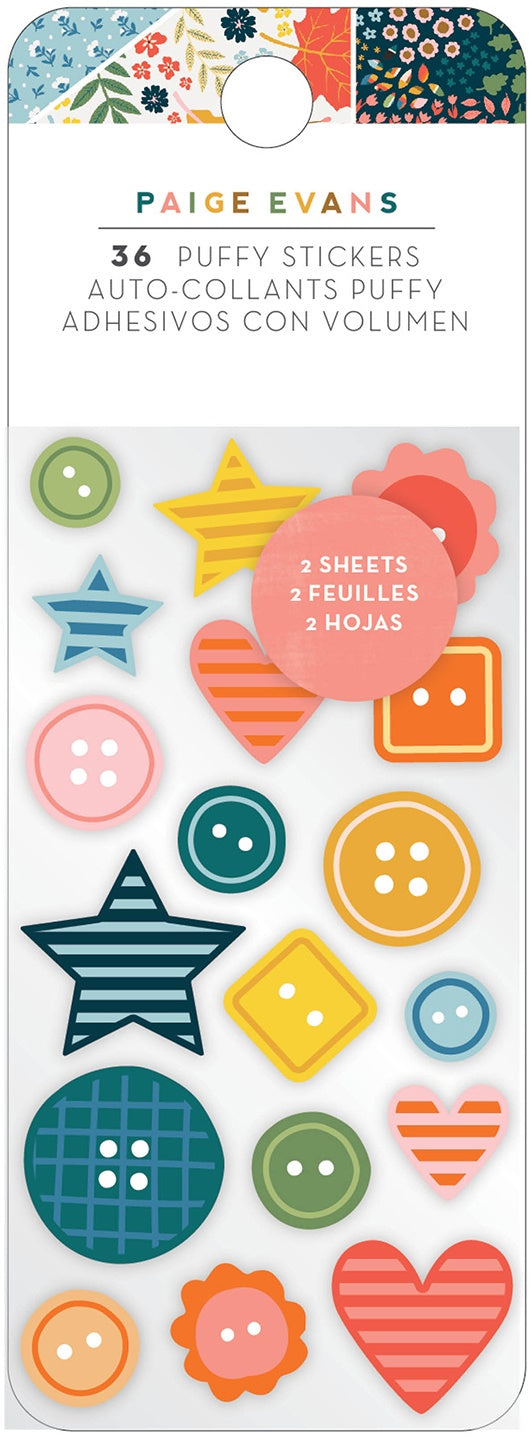 Cocoa Vanilla Studio THESE DAYS – MINI PUFFY ALPHA Stickers