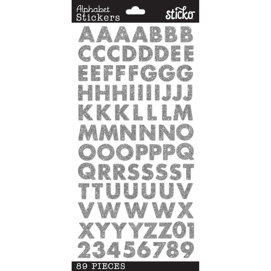 Multipack of 6 - Sticko Alphabet Stickers-White Futura Bold Large –  American Crafts