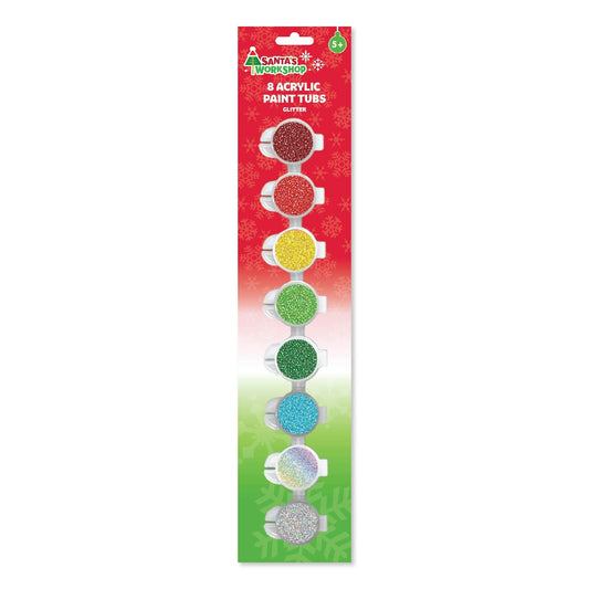 Colorbok Santa's Workshop Glitter Foam Stickers 6/Pkg-Sweets