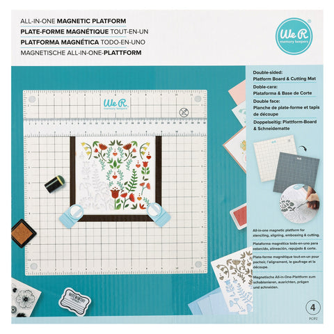 Mini Magnetic Cutting Mat & Ruler Set – American Crafts