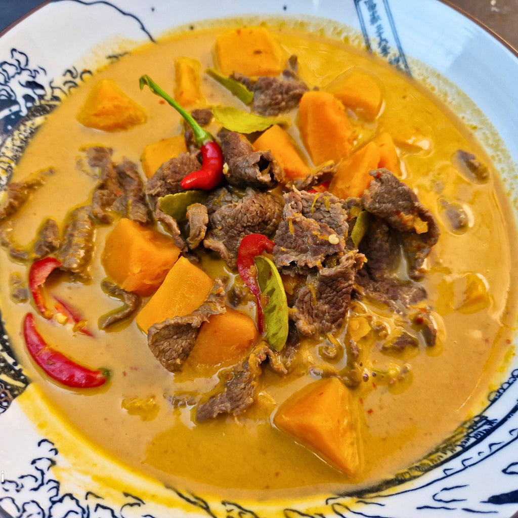 Thai Rotes Curry mit Kürbis