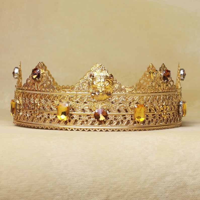 Scott Crown Men S King Crown Gold Topaz King Crown Ogcrown