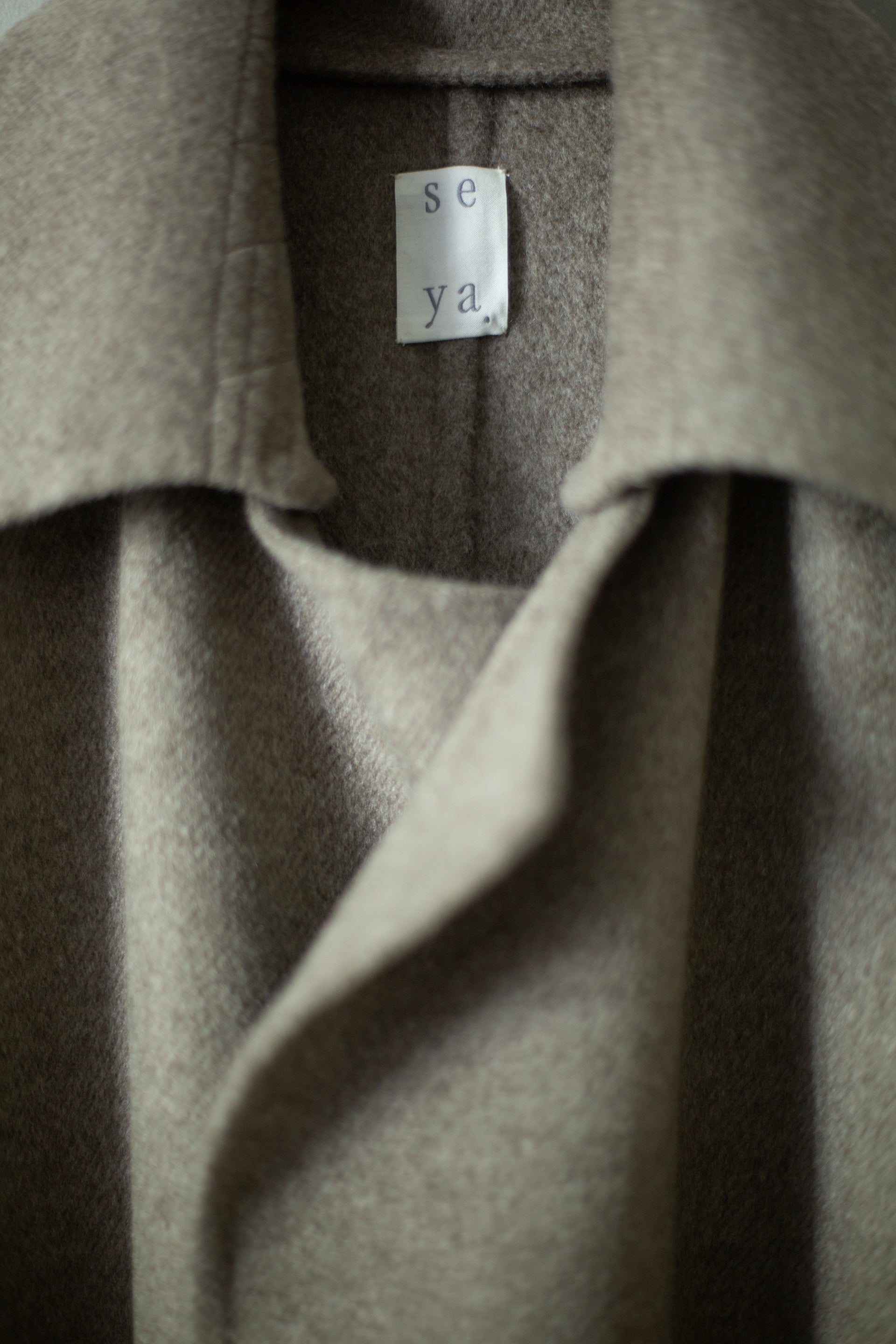 GREY DOUBLE FACE YAK COAT by seya. · Atelier Solarshop · Atelier 