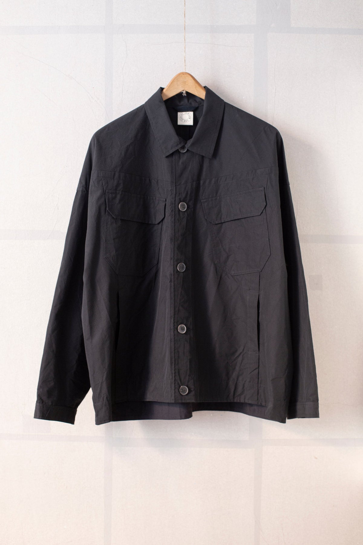 Jacket#47 - Black Cotton/silk Canvas by Jan-Jan Van Essche 