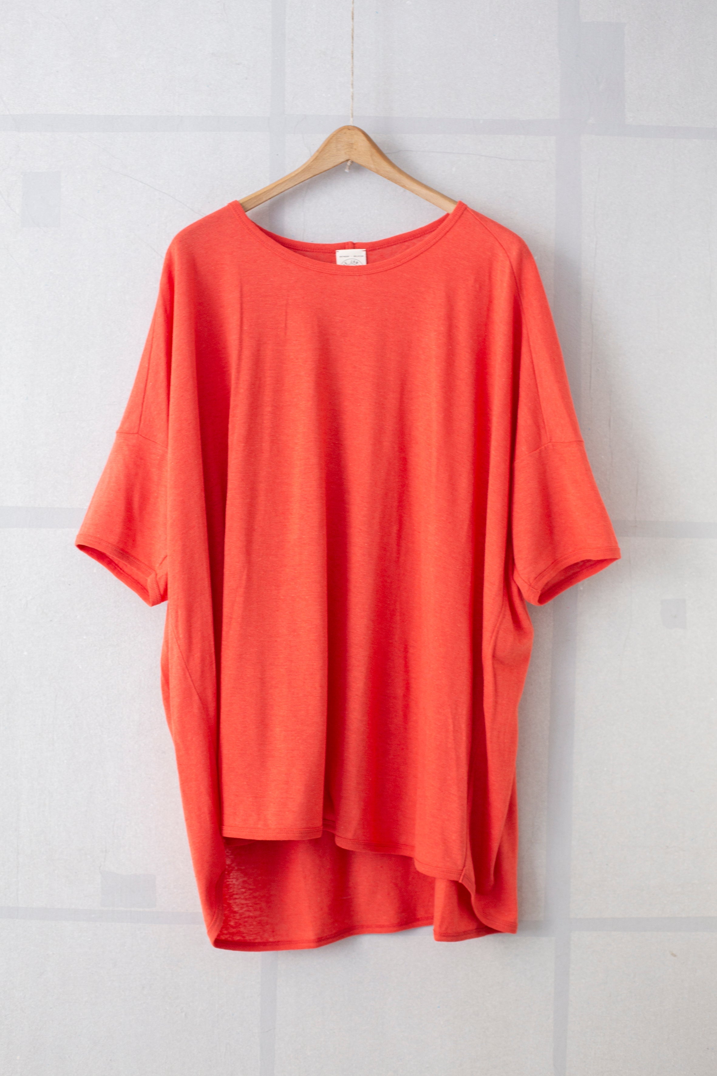 Tee#73 - Coral Hemp/cotton Jersey by Jan-Jan Van Essche · Atelier