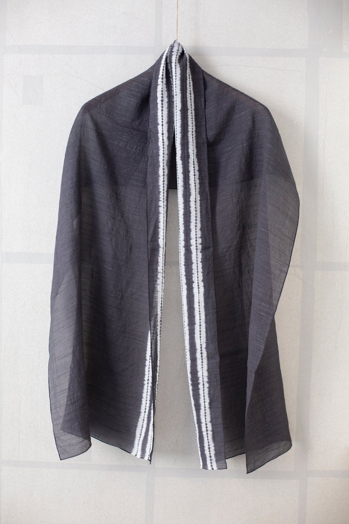 YOKO SAKAMOTO WOOL SILK SCARF-