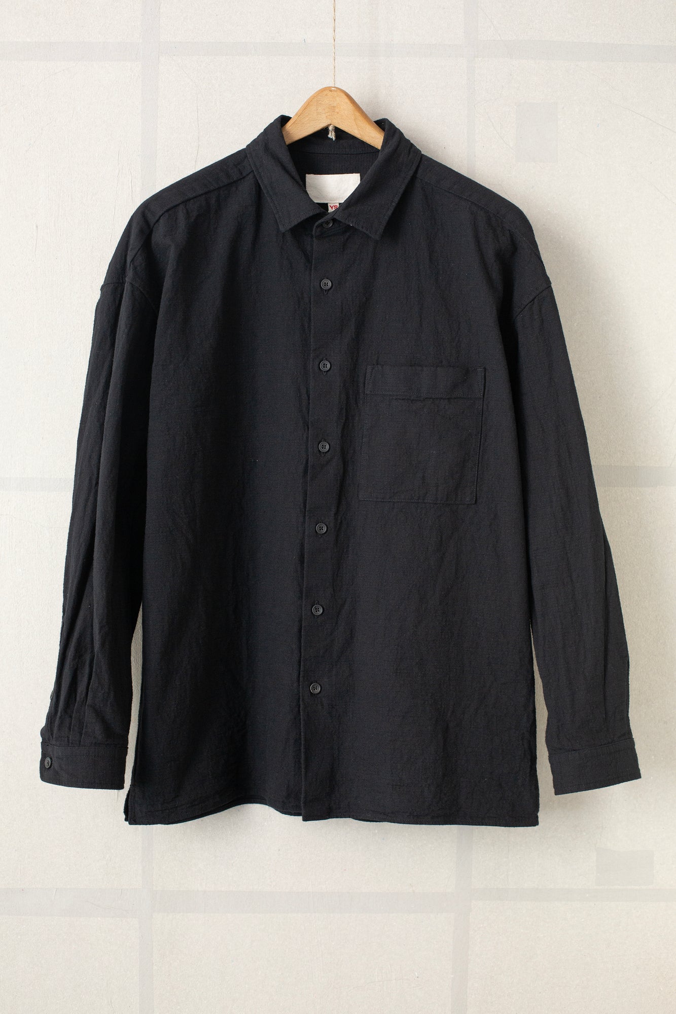 Black Classic Shirt by Yoko Sakamoto · Atelier Solarshop