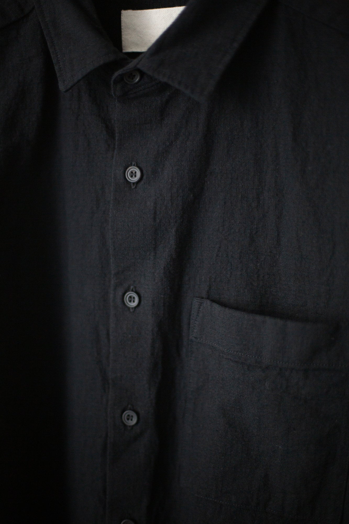 Black Classic Shirt by Yoko Sakamoto · Atelier Solarshop