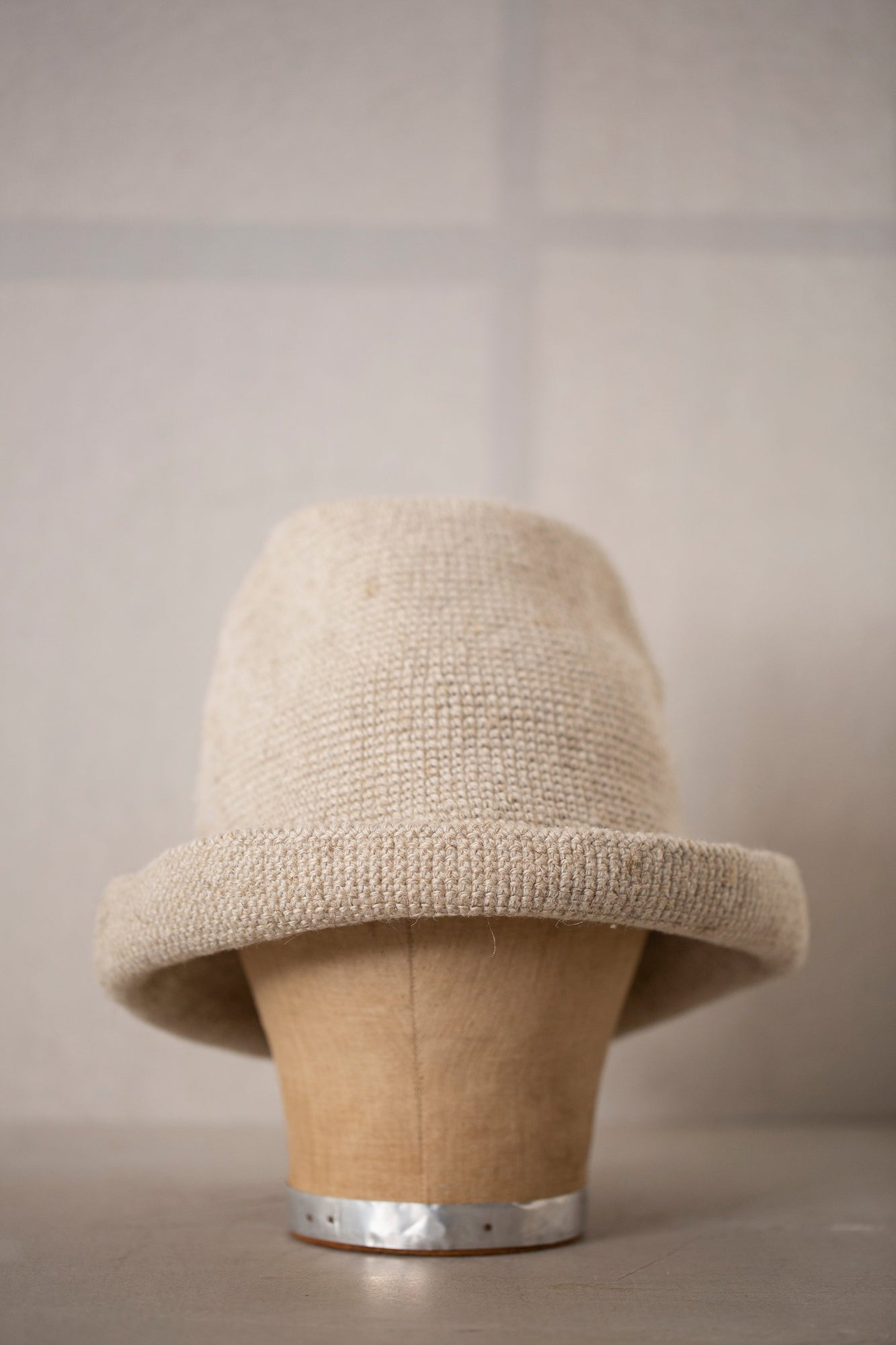 Wool/linen Bell Hat by Lauren Manoogian · Atelier Solarshop