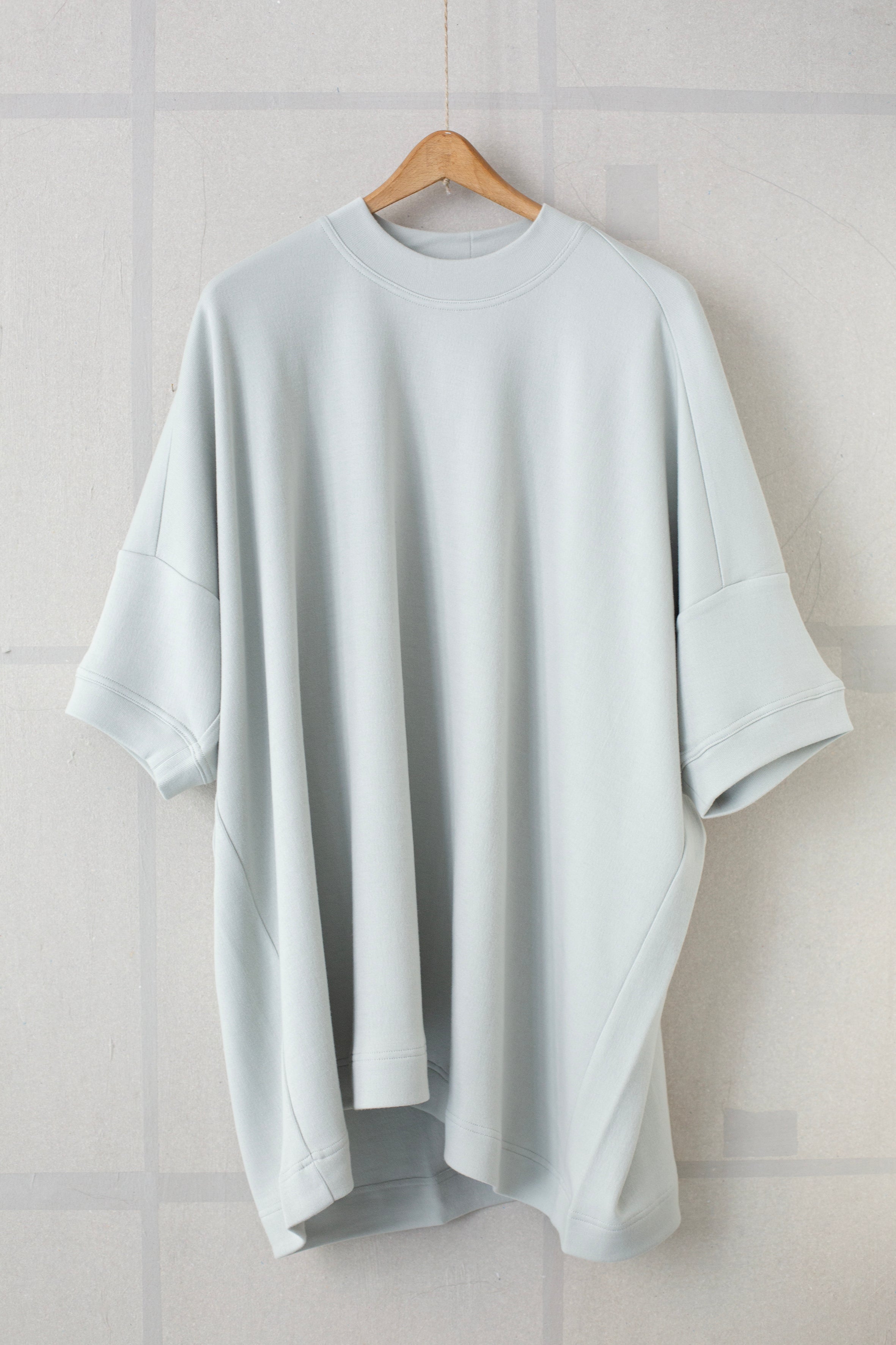 TEE#78 - CHALK COTTON PANCAKE JERSEY by Jan-Jan Van Essche