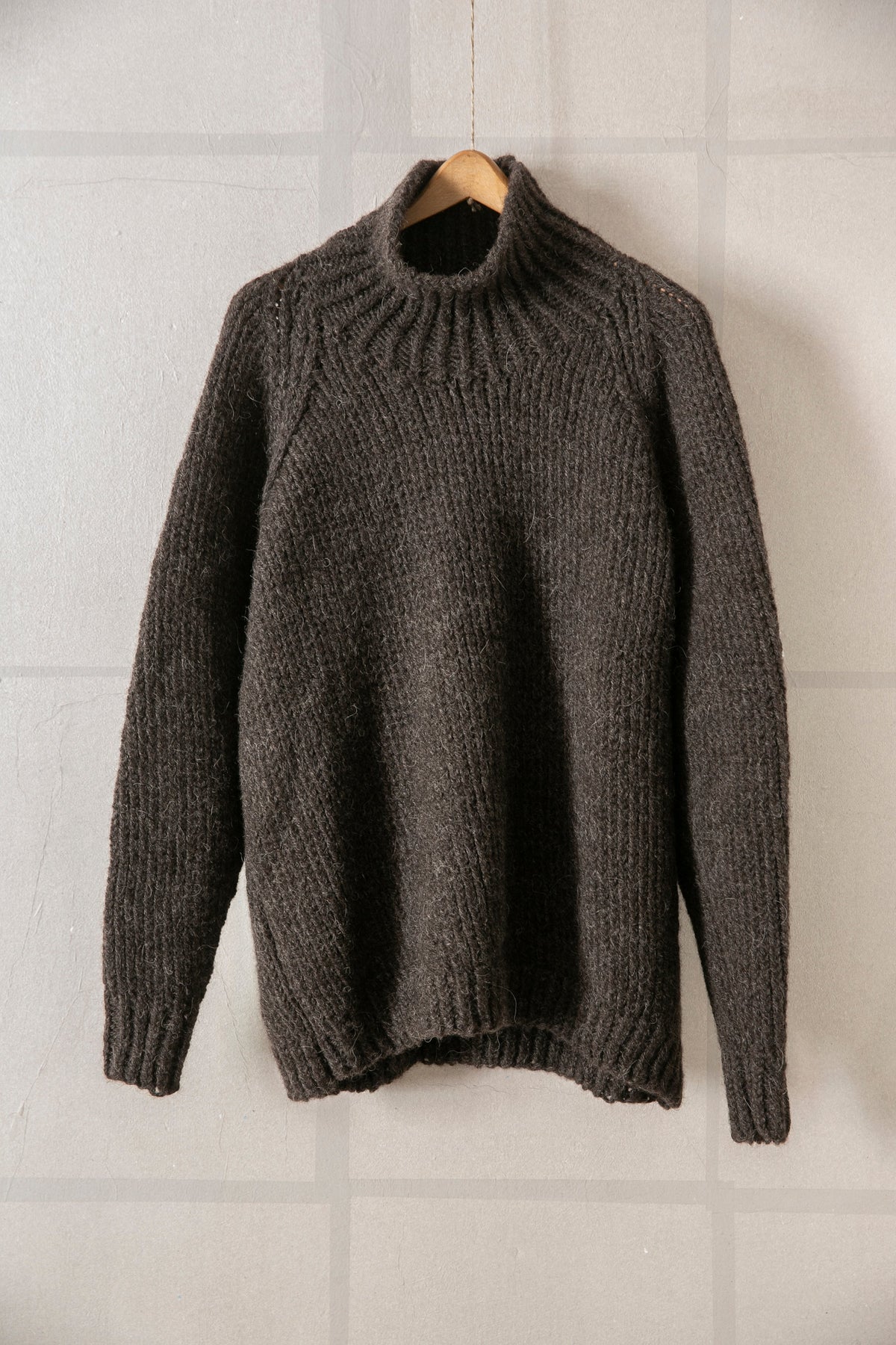 Knit#54 - Dark Brown Icelandic Wool by Jan-Jan Van Essche